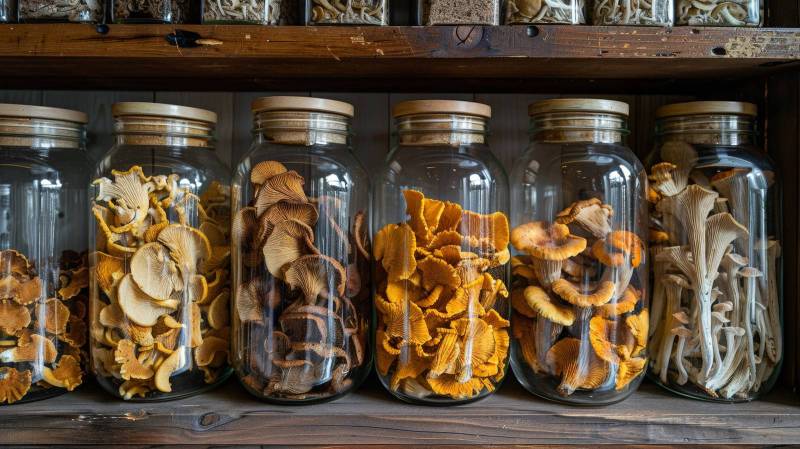 CHAMPIGNON CHANTERELLE SECHÉE