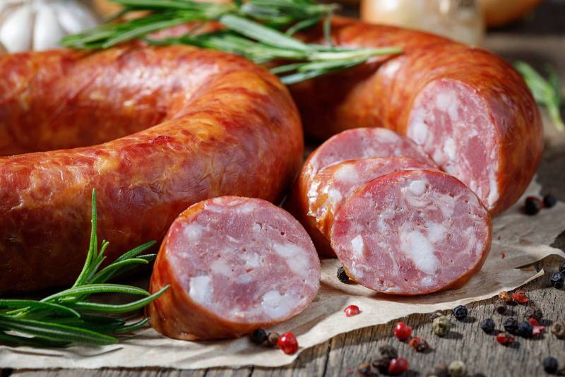 SAUCISSE FUMÉE CRUE
