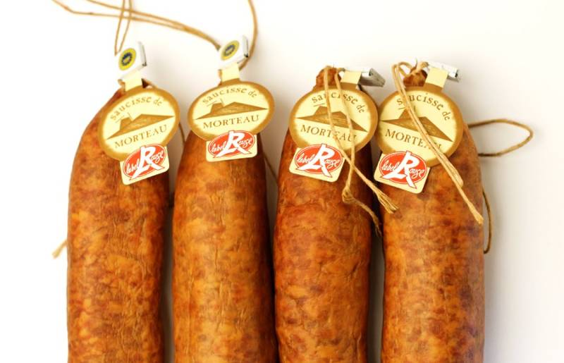 SAUCISSE DE MORTEAU LABEL ROUGE IGP