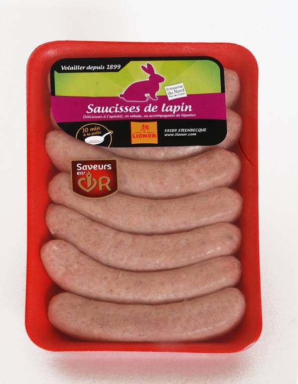 SAUCISSE DE VOLAILLE (LAPIN)