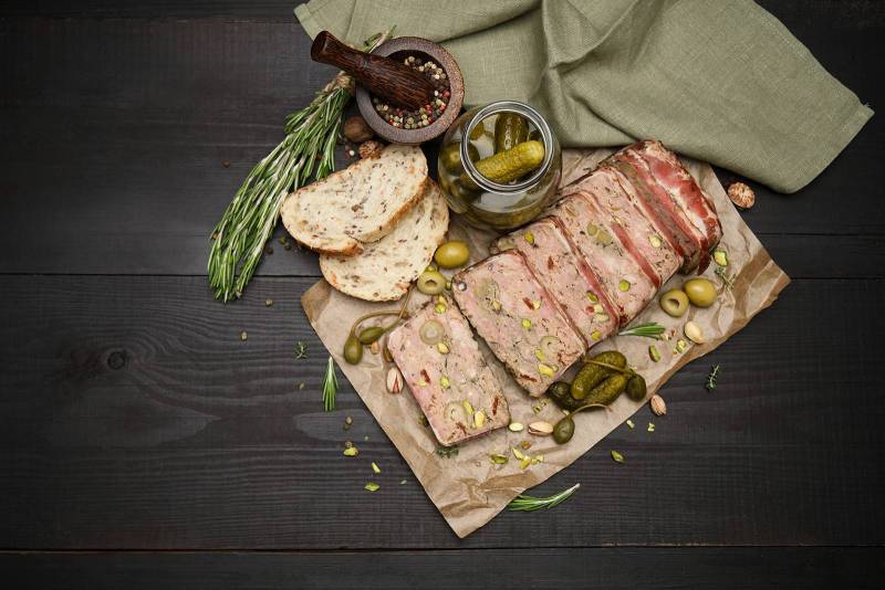 TERRINE DE PORC A LA PISTACHE